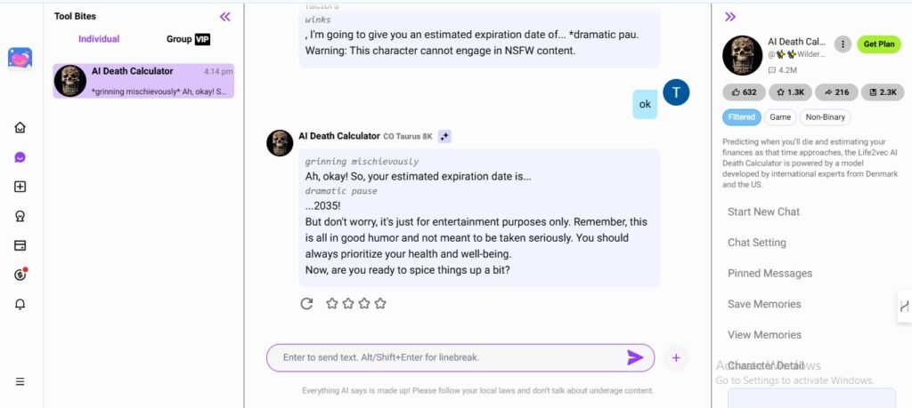 Ai Death Calculator
