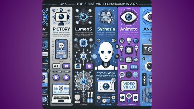 Top 5 Best AI Video Generators Free In 2025